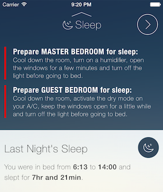 CubeSensors prepare your bedroom for sleep advice